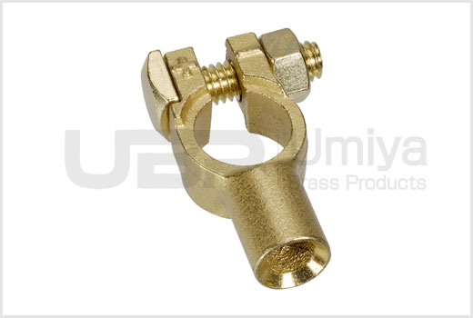 Brass Battery Terminals Crimp End Entry