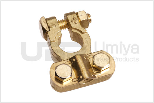 Brass Battery Terminals Heavy Duty Saddle