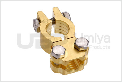 Brass Forged Heavy Duty Saddle Battery Terminals