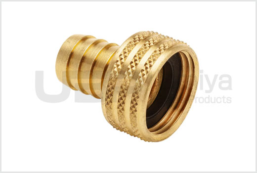 Brass Hose to Female Garden Hose Swivel