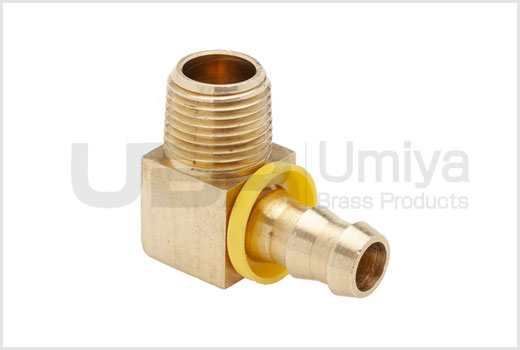 Brass Hose to Male Pipe Elbow