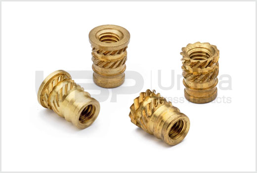 Brass Heat Transfer or Cold Insertion Inserts
