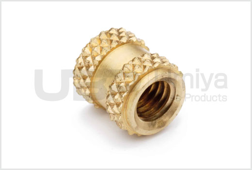 Brass Moulded-in Range Round Style Inserts